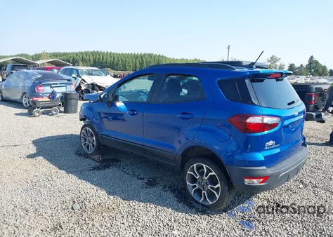 2019 Ford Ecosport Ses из США, поврежденный, VIN MAJ6S3JL9KC307592